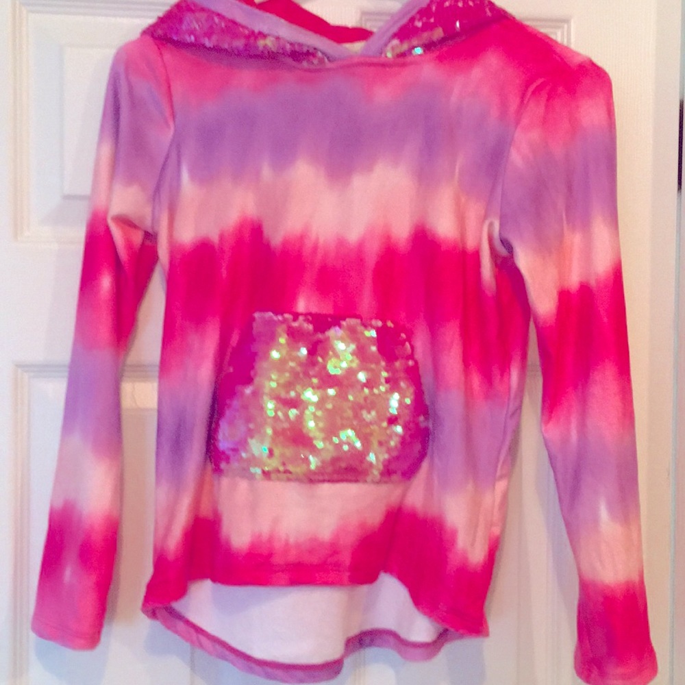 🌺New Girls Hooded Sequined Top🌺